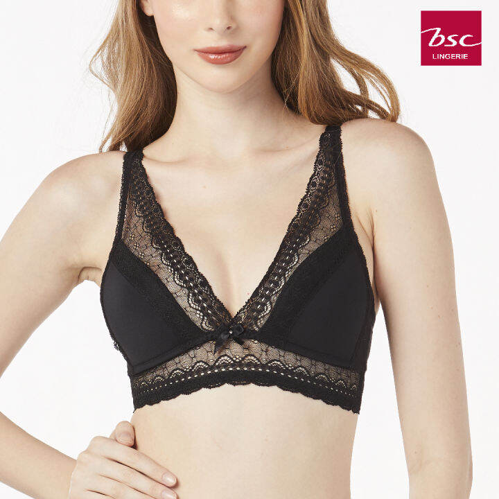 BSC lingerie ชดชนในบรา NONWIRE บรารปแบบไมมโครง BB3493 Lazada