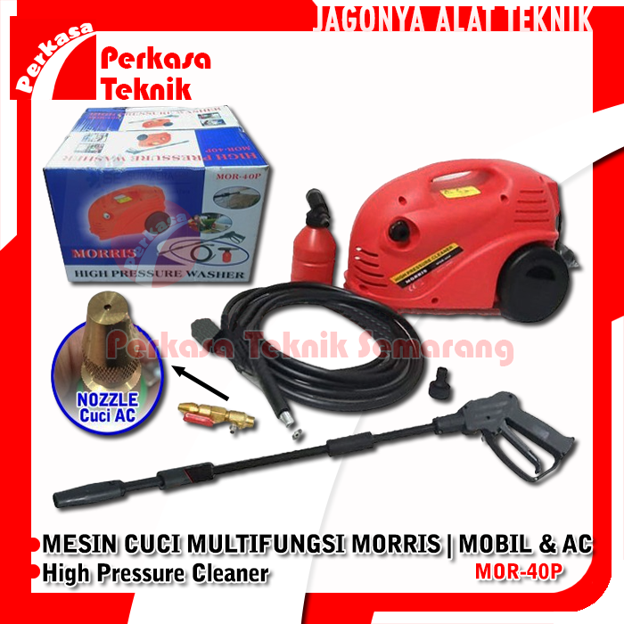 MORRIS 40P 650watt JET CLEANER ALAT CUCI AC MOBIL Pressure Washer