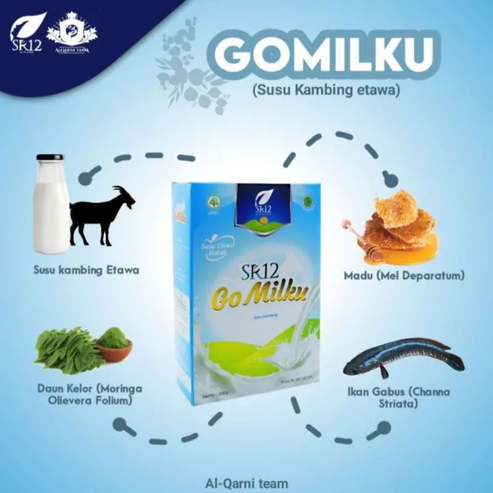 Susu Kambing Etawa Premium Dengan Daun Kelor Dan Ikan Gabus Menambah