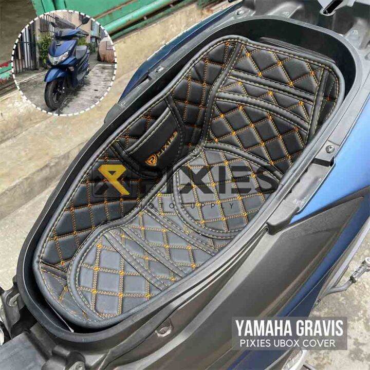 YAMAHA MIO GRAVIS PIXIES UBOX SEAT COMPARTMENT COVER Lazada PH