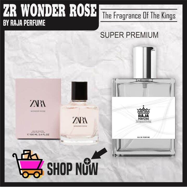 Parfum Wanita Aroma Zr Wonder Rose Tahan Lama Minyak Wangi Wanita Tahan