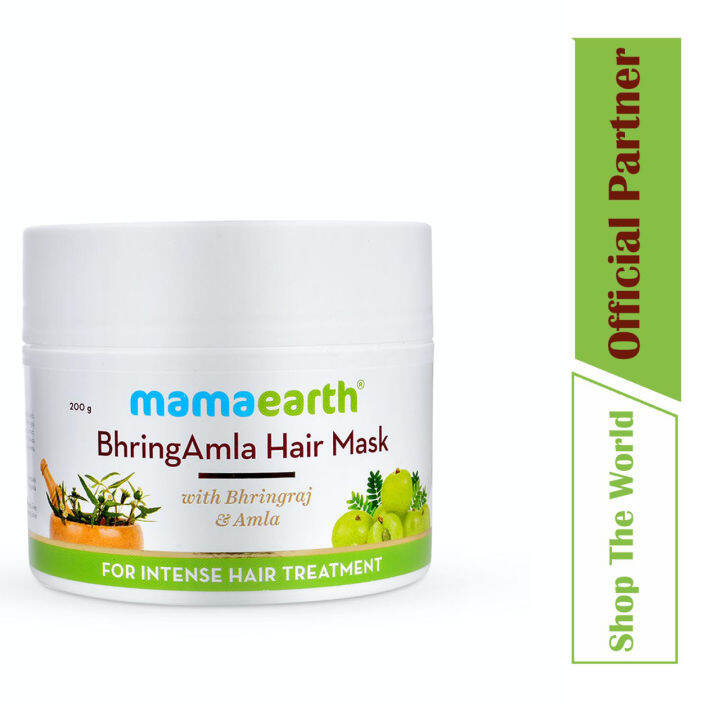 Mamaearth Intense Hair Treatment Bhringamla Hair Mask With Bhringraj