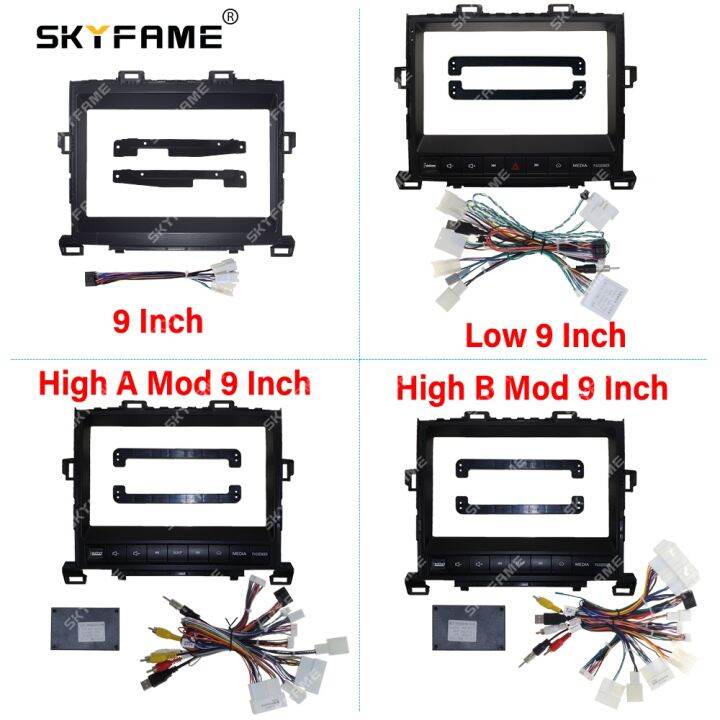 Skyfame Car Radio Fascia Frame Adapter Canbus Box For Toyota Alphard