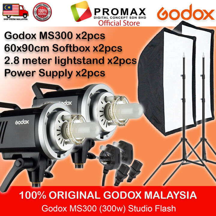 Godox MS200 MS 200 MS 200 MS300 MS 300 MS 300 Monolight Studio Flash