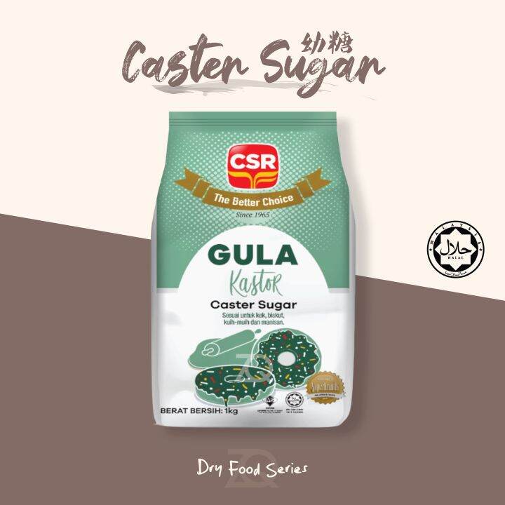 Csr Caster Sugar Gula Kastor Kg Lazada