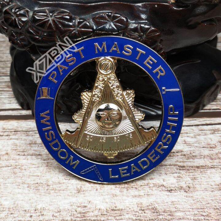 Masonic Auto Car Badge Emblems Mason Freemason Bcm Past Master Wisdom