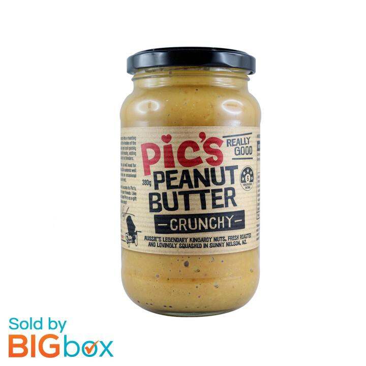 Pics Peanut Butter Crunchy Salted 380g New Zealand Lazada