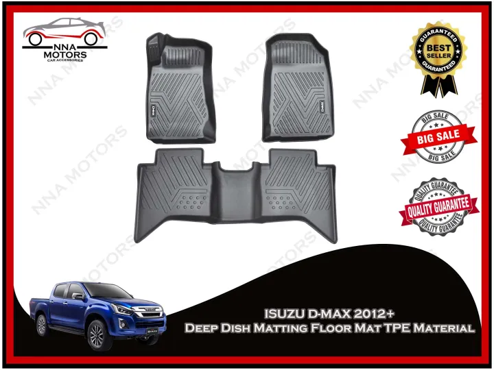 Isuzu D Max Oem Deep Dish Matting Deepdish Floor Mat Tpe