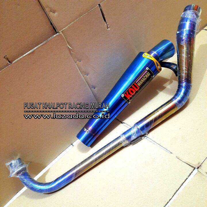 TERMURAH TERLARIS Knalpot Racing Kou Mahachai Bluemoon Bebek 110 Cc