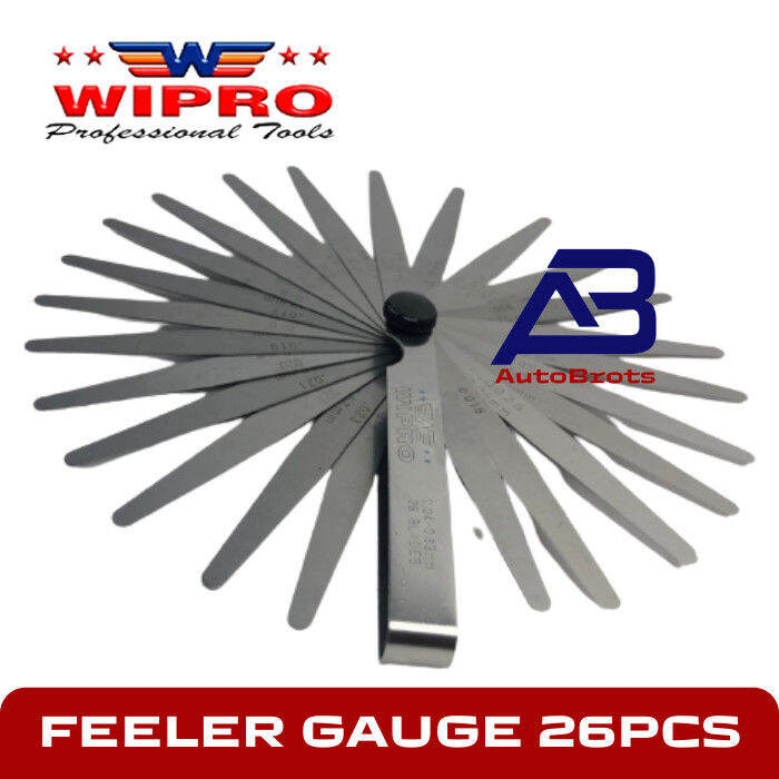 WIPRO Feeler Gauge 26 Blades Setelan Klep Puller Fuller 26pcs