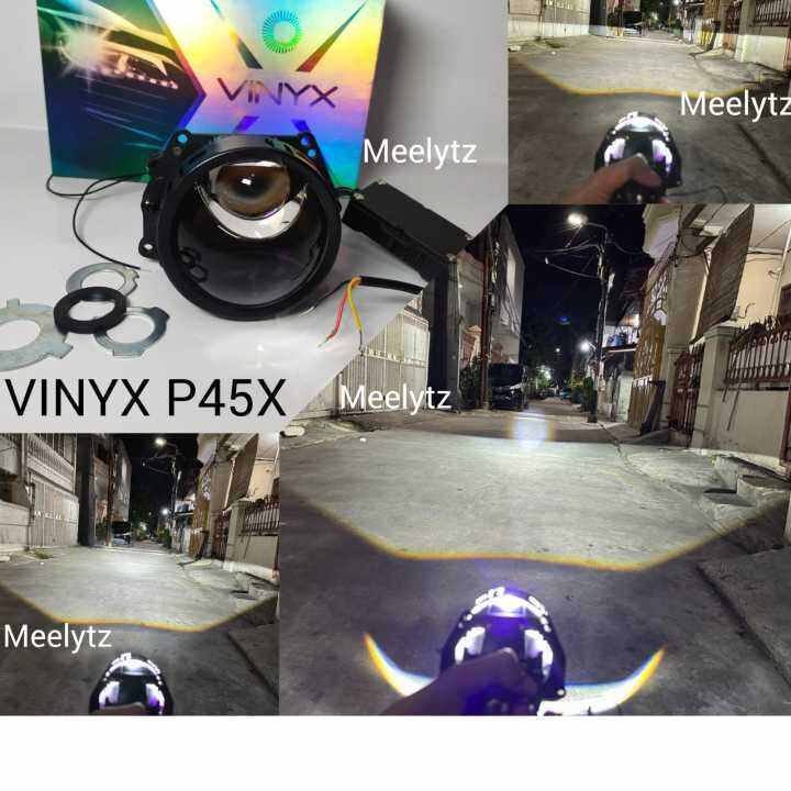 Lampu Utama Projie Projector Biled Vinyx P45X Blue Lens Sinar Laser 3