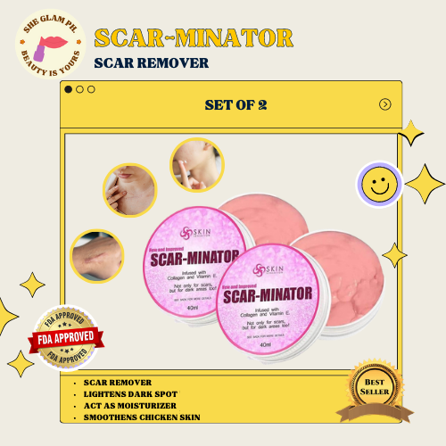 Authentic Scarminator Scar Remover Set Of Perfect Remedy For