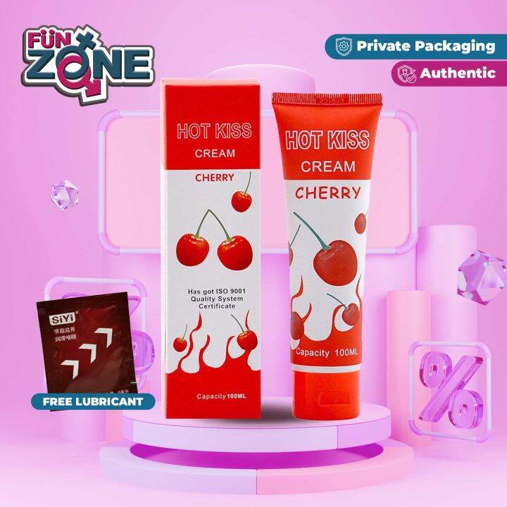 Funzone 100ml HotKiss Cherry Sex Lubricant Sex Lubricant For Men And