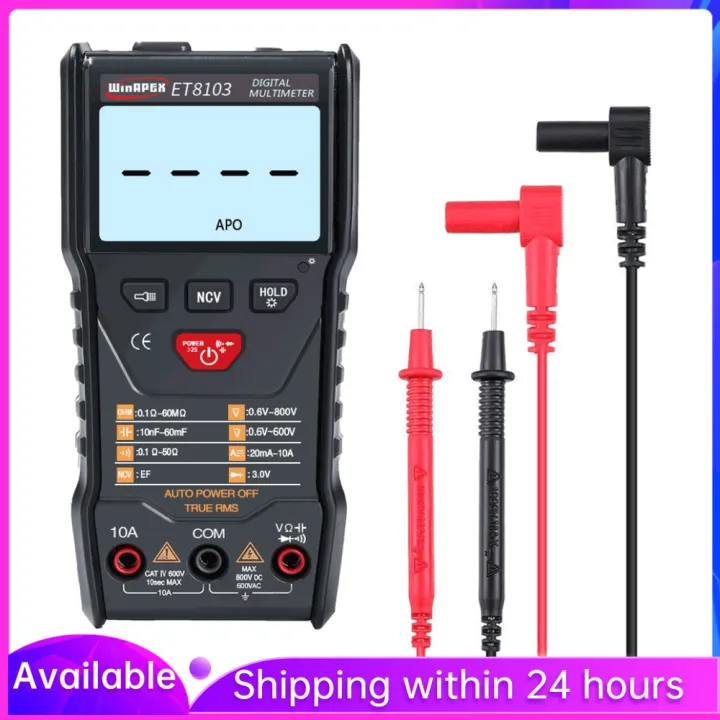 Winapex Et Lcd Display Portable Auto Measure Multimeter Ac Dc