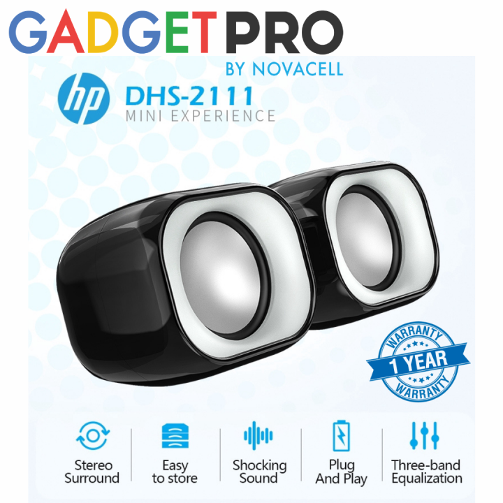 Hp Dhs Wired Mini Multimedia Usb Speaker With Mm Sigle Plug