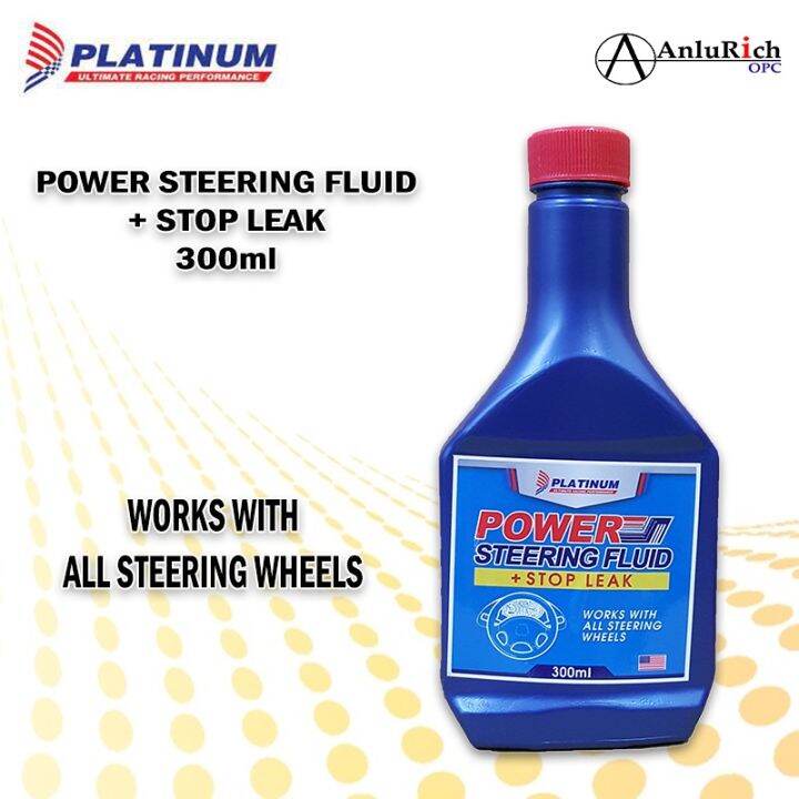 Platinum Power Steering Fluid With Stop Leak Ml Lazada Ph