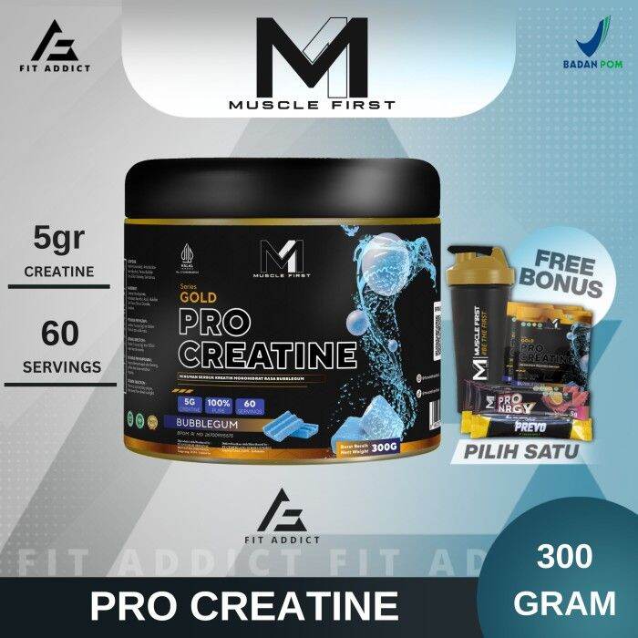 M1 Muscle First Gold Pro Creatine 300gr 300 Gr Creatine Monohydrate