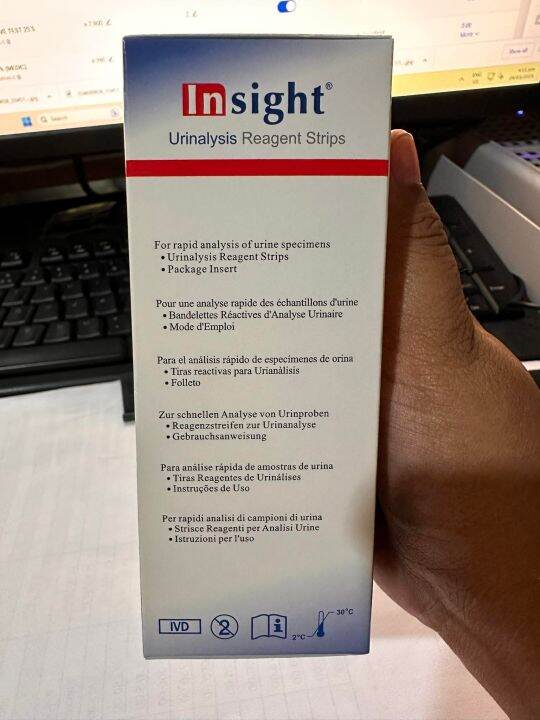 INSIGHT URINALYSIS REAGENT STRIPS 100 S Lazada PH