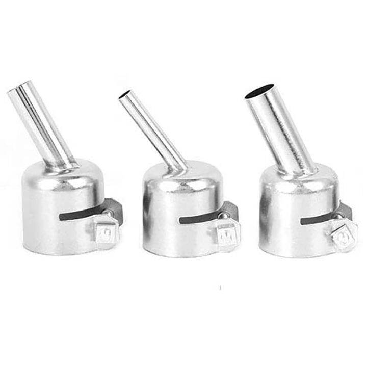 3Pcs 45 Degree Hot Air Nozzles 7 8 10mm Curved Nozzles Replaceable For