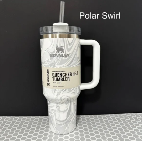 Stanley Quencher Polar Swirl Tumbler H Flowstate Oz Special