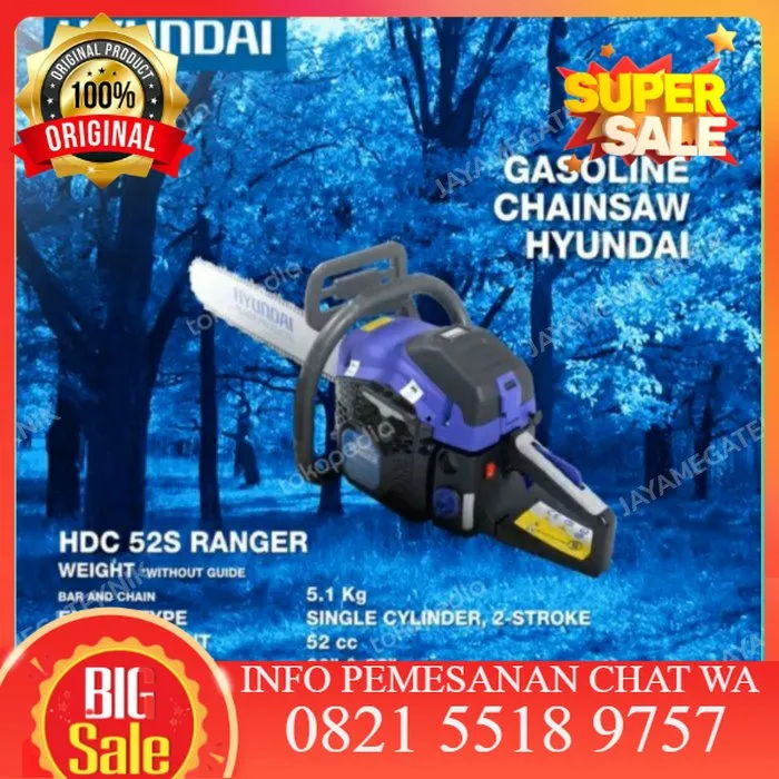 Promo Awal Bulan Super Big Sale Chainsaw Sparta Hyundai Mesin Potong