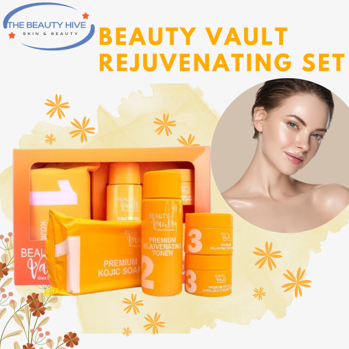 Beauty Vault Glass Skin Essentials Premium Rejuvenating Set Whitening