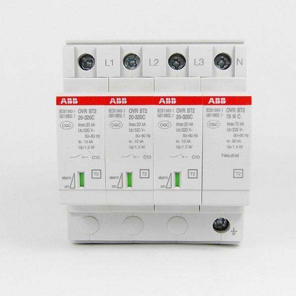 ตนฉบบ ABB surge protector OVR BT2 3N 20KA 40KA 70KA 1N 4P 40KA