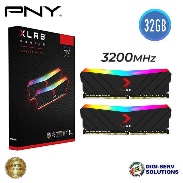 Pny Xlr Gaming Epic X Rgb Ddr Mhz Gb X Gb Dual Channel