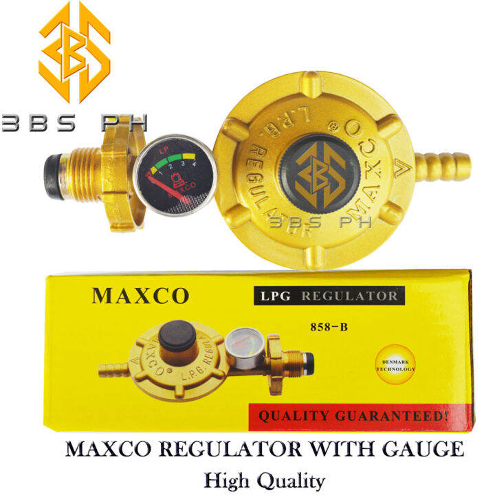 Maxco Lpg Regulator With Gauge Heavy Duty Pc I Bs Lazada Ph