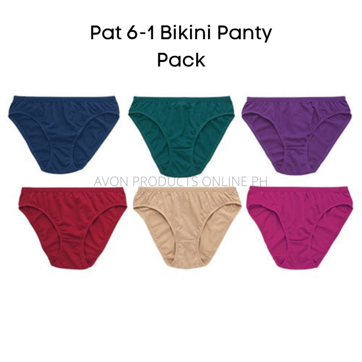 Avon Panty Pat Cotton Bikini Panty Pack Lazada Ph