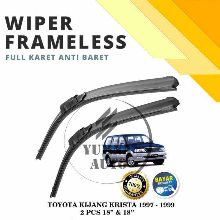 Wiper Frameless Toyota Kijang Grand Extra Super Kapsul Lsx Lgx Krista