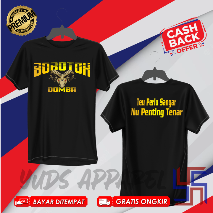 KAOS DEWASA BOBOTOH DOMBA Kaos Murah Domba Kambing Hpdki Kaos