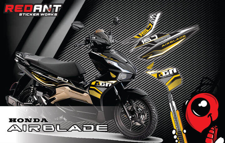 HONDA AIRBLADE DECALS GLOSSY LAMINATED Lazada PH