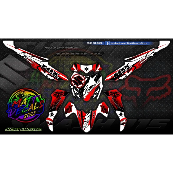 Suzuki Smash 115 Decals AF Racing Concept Lazada PH