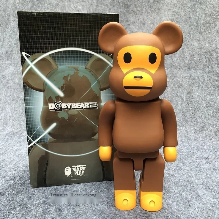 Bearbrick Bear Building Block Bear Bape Ape 400 Hand Made Model