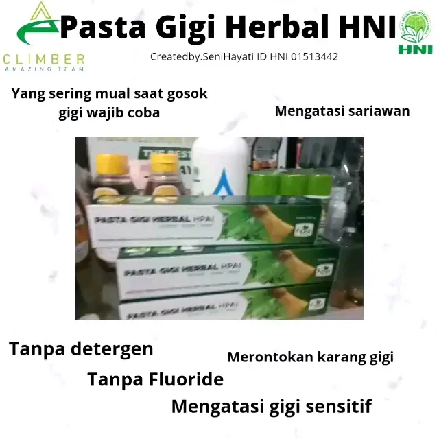 PASTA GIGI HERBAL HPAI SIWAK SIRIH MINT Halal Bebas Flouride Lazada