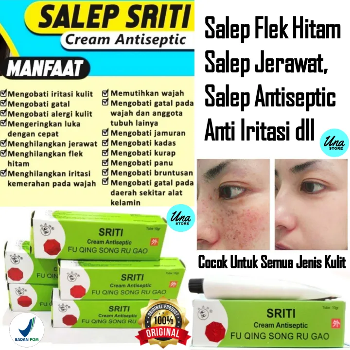 Salep Sriti Asli Ori Salep Sriti Penghilang Flek Hitam Salep Sriti