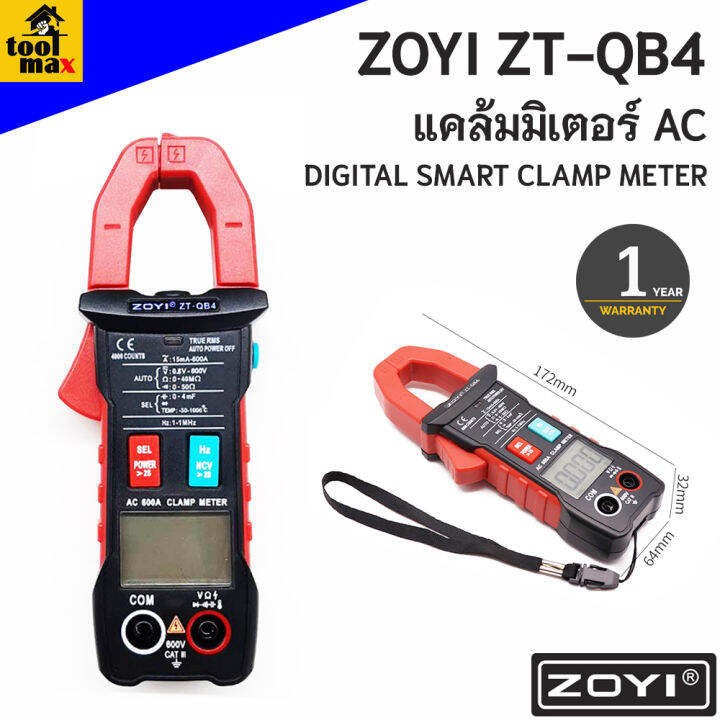 Zoyi Zt Qb4 Digital Clamp Meter 4000 Multimeters 24 7 54 OFF