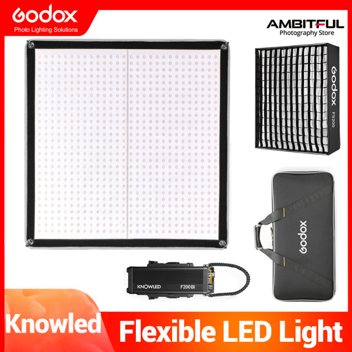 Godox F200Bi Flexible LED Fabric Light Bi Color 2700k 8500k Temperature