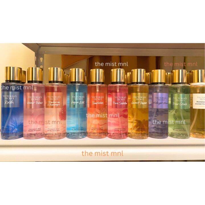 Victorias Secret Fragrance Mists 250mL Love Spell Pure Seduction Bare