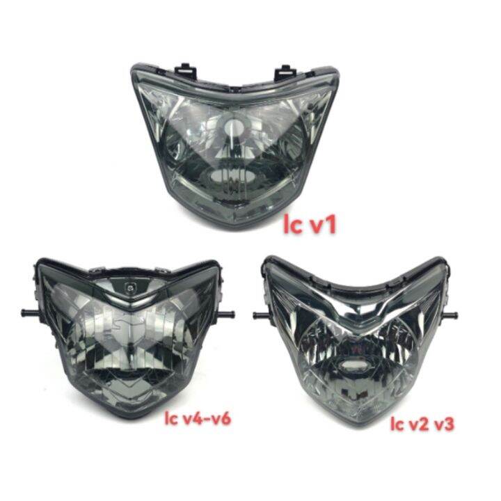 Head Lamp LC135 LC 135 NEW V1 V2 V3 V4 V5 V6 LAMPU DEPAN TINTED CLEAR