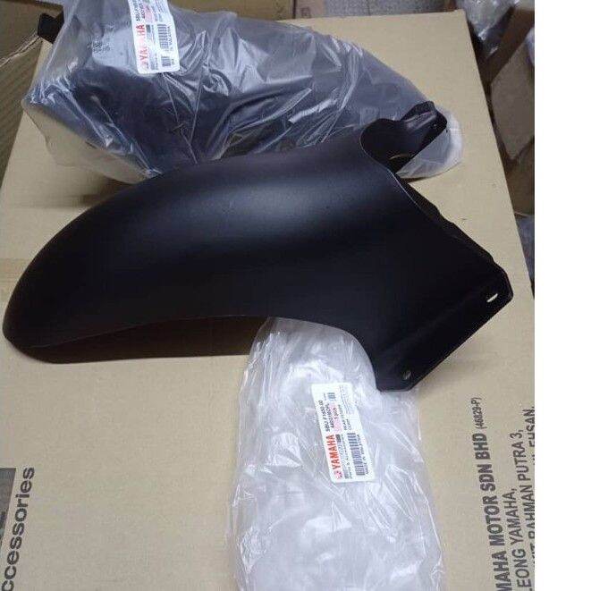 125Z 125ZR REAR FENDER INNER REAR TYRE COVER MATT BLACK YAMAHA100