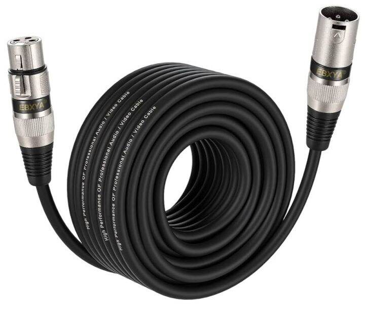 3 PIN XLR Microphone Cable Male To Female Balanced Patch Lead Mic OFC