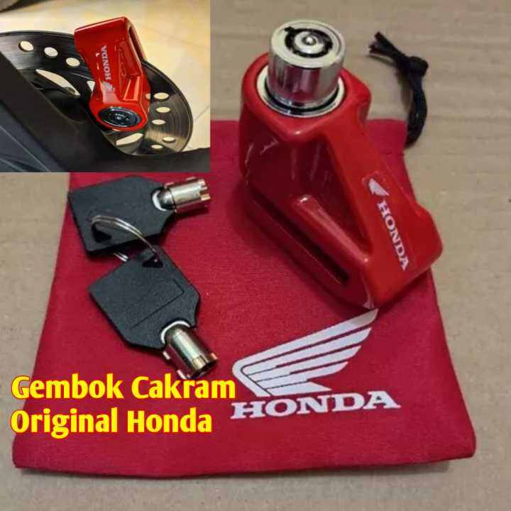 Kunci Gembok Original Honda Cakram Disk Piringan Disc Lock Pengaman