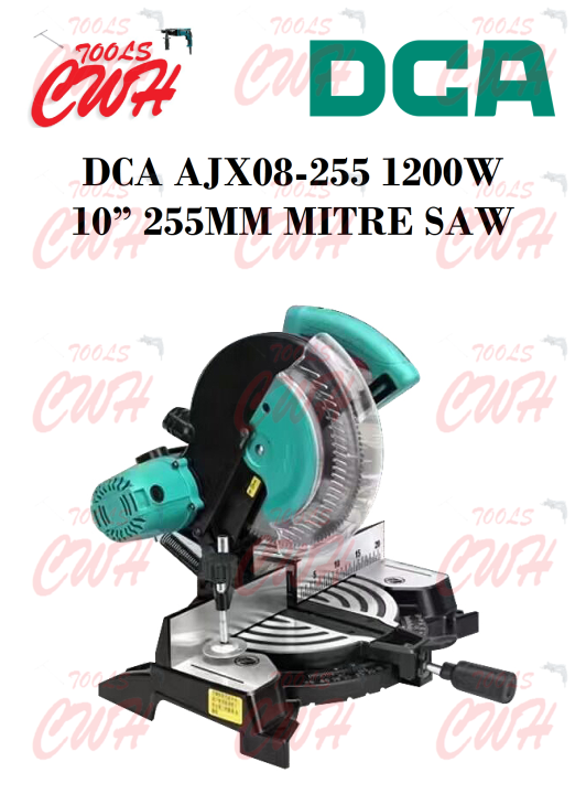 DONGCHENG DCA AJX08 255 1200W 10 255MM MITRE MITER SAW SAWING WOOD