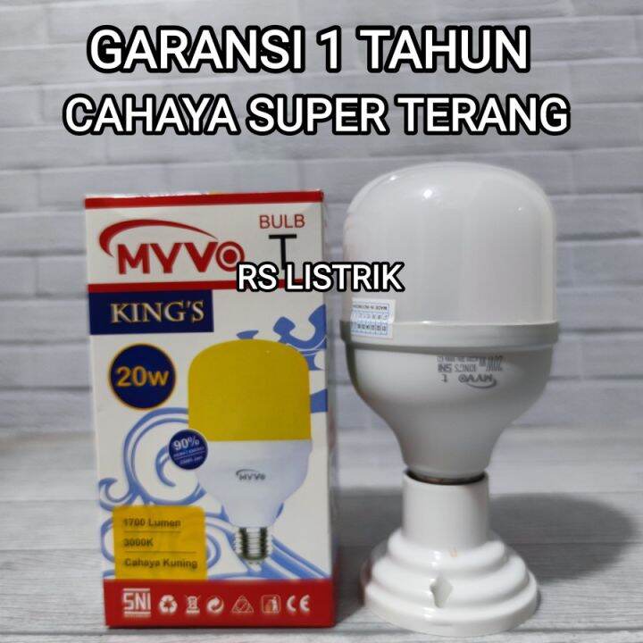 MYVO KINGS LAMPU LED CAPSULE 20W KUNING WARM WHITE 3000K Lazada Indonesia