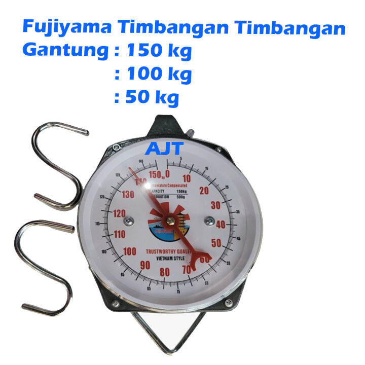 Timbangan Gantung 150 Kg Fujiyama Timbangan Jarum 150Kg 50 Kg 100