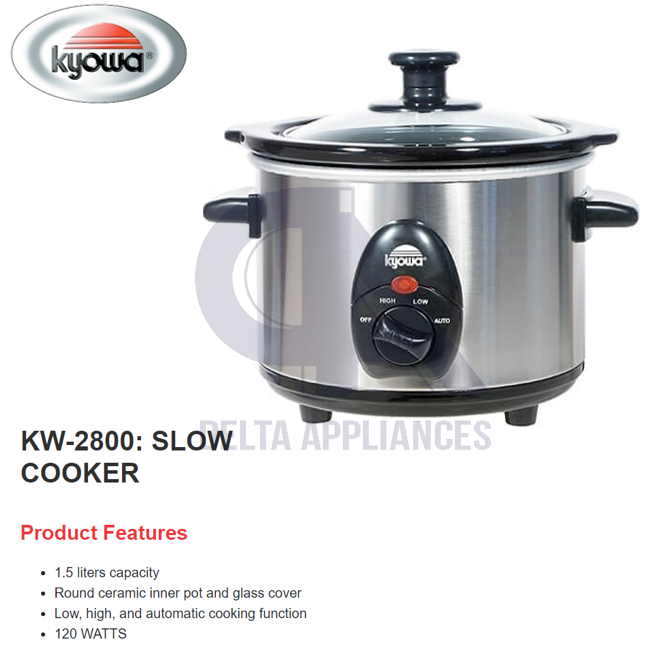 Kyowa KW 2800 Slow Cooker 1 5L Lazada PH