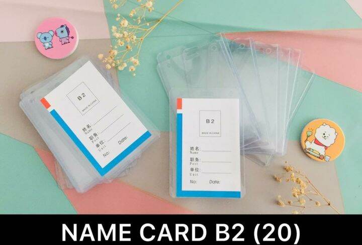 Az Plastik Id Card B Name Tag Panitia Anggota Name Tag