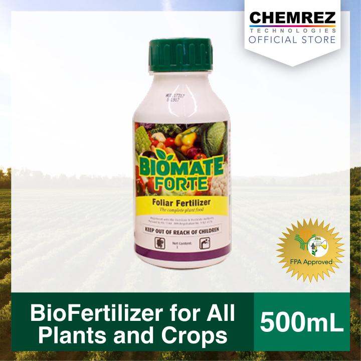 Biomate Forte Foliar Fertilizer Concentrate Ml Natural